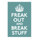 Keep Calm and Carry On Parody Print