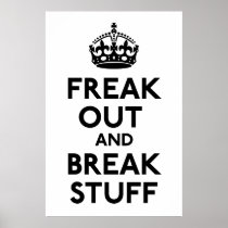 Keep Calm and Carry On Parody Print