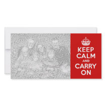 Keep Calm and Carry On Photo Card