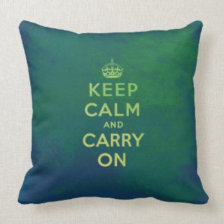 Keep Calm and Carry On Pillow
