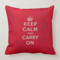Keep Calm and Carry On Pillow