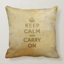 Keep Calm and Carry On Pillow