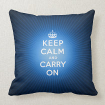 Keep Calm and Carry On Pillow