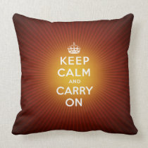 Keep Calm and Carry On Pillow