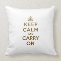 Keep Calm and Carry On Pillow