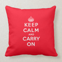 Keep Calm and Carry On Pillow
