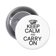 Keep Calm and Carry On Pink Ribbon