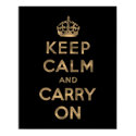 Keep Calm And Carry On posters