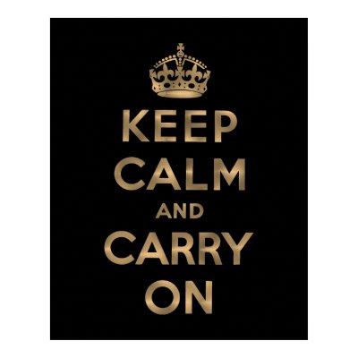 Keep Calm And Carry On Print Zazzle_print