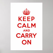 Keep Calm and Carry On Poster