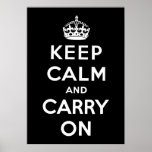 Keep Calm And Carry On Print