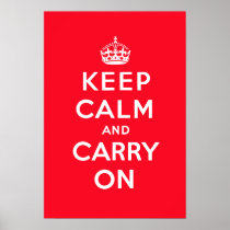 Keep Calm and Carry On Poster