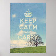 keep calm and carry on print