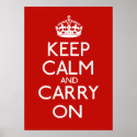 Keep Calm And Carry On Posters