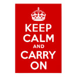 Keep Calm and Carry On Print