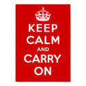 Keep Calm and Carry On - Red posters