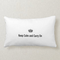 Keep Calm and Carry On pillows