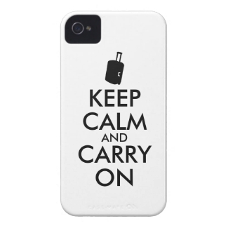 Keep Calm and Carry On Travel Custom