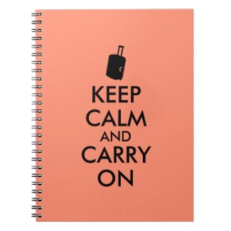 Keep Calm and Carry On Travel Custom