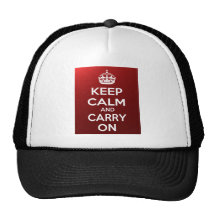 Keep Calm and Carry On Trucker Hat