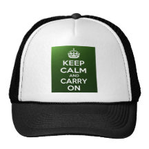 Keep Calm and Carry On Trucker Hats