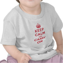 Keep Calm And Carry On t-shirts