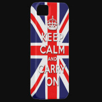 keep calm and carry on Union Jack flag casemate cases