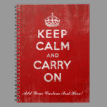 Keep Calm and Carry On, Vintage Red and White