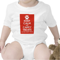 Keep Calm And Carry Treats Bodysuit