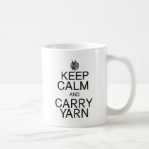Keep Calm and Carry Yarn mugs
