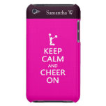 Keep Calm and Cheer On, Cheerleader Pink casemate cases