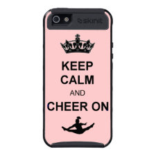 Keep Calm and Cheer on Cover For iPhone 5