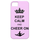 Keep Calm and Cheer on iPhone 5 Cover
