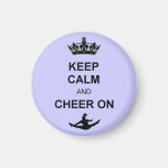 Keep Calm and Cheer on Magnet