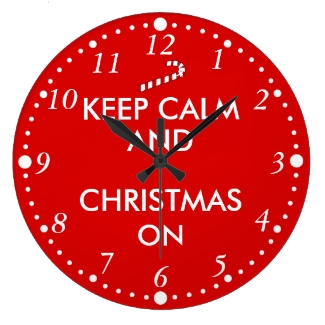 Keep Calm and Christmas On Candy Cane Customizable