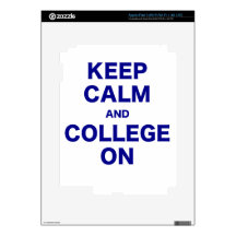 Keep Calm and College On iPad 3 Skins