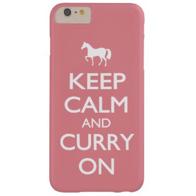 Keep Calm and Curry On Barely There iPhone 6 Plus Case