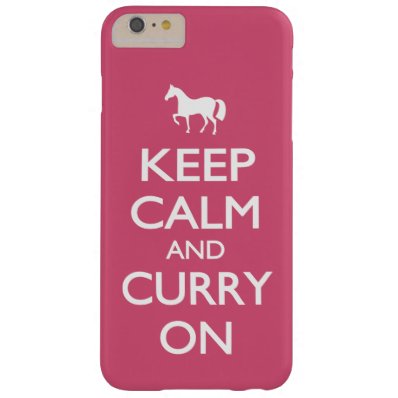 Keep Calm and Curry On Barely There iPhone 6 Plus Case