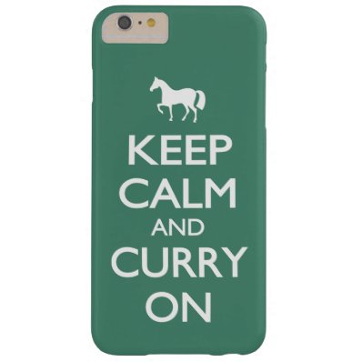 Keep Calm and Curry On Barely There iPhone 6 Plus Case