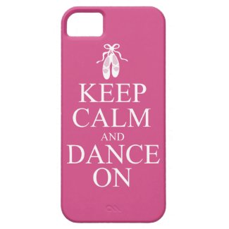 Keep Calm and Dance On Ballerina Shoes Pink iPhone 5 Cover