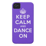 Keep Calm and Dance On iPhone 4 Case-Mate Cases