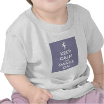Keep Calm and Dance On Lavender Shirt