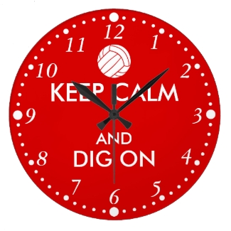 Keep Calm and Dig On Volleyball Sports Lovers