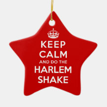 Keep Calm and do the Harlem Shake Christmas Tree Ornament