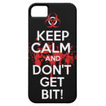 Keep Calm and don't get bit kill zombie zombies wa iPhone 5 Covers