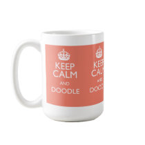 KEEP CALM AND DOODLE MUGS