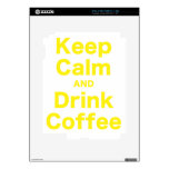 Keep Calm and Drink Coffee iPad 2 Skins