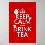 Keep Calm and Drink Tea - All Colors Print