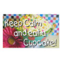 Keep Calm and Eat a Cupcake Stickers
