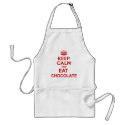 Keep Calm and Eat Chocolate Aprons